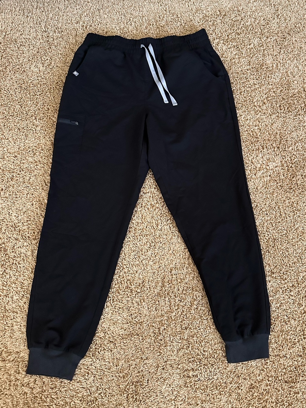 HTF Figs Black High Waisted OG Waistband Zamora Large
